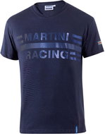 Sparco triko s velkým logem Martini Racing, modré XS - T-Shirt