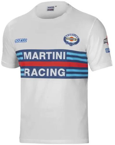Sparco tričko Martini Racing, barva šedá, velikost XXXL - Tričko - Main image