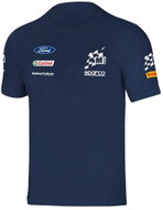 Sparco tričko World Rally Team M-SPORT, barva modrá, velikost XXXL - Tričko