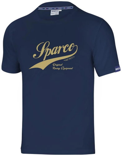 Sparco tričko VINTAGE, barva modrá, velikost XXL - Tričko - Main image
