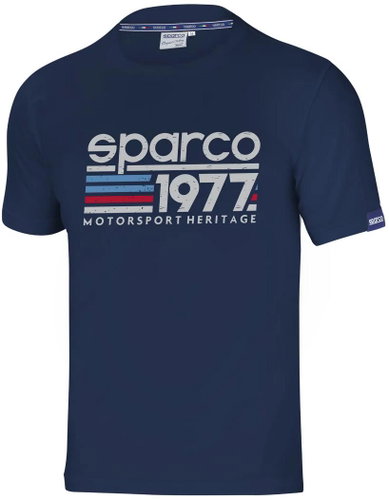 Sparco tričko 1977, barva modrá, velikost S - Tričko - Main image