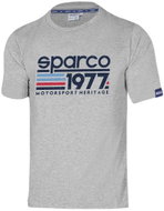 Sparco tričko 1977, barva šedá, velikost S - T-Shirt