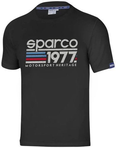 Sparco tričko 1977, barva černá, velikost S - Tričko - Main image