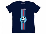 Sparco Kids T-shirt with stripes, blue, size 4 - T-Shirt