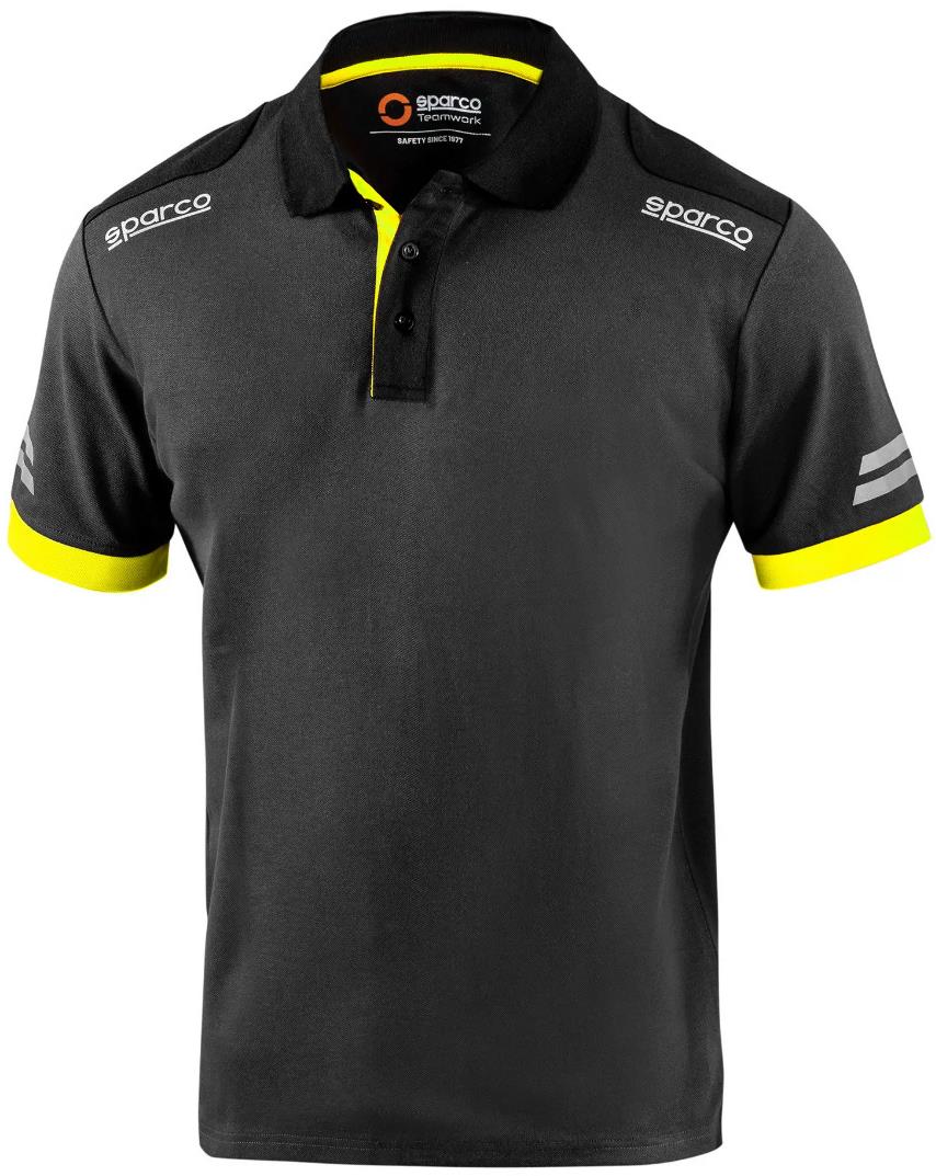 Sparco Toledo Technikai pólóing, szürke-sárga, XL