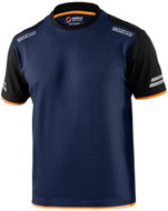 Sparco technické tričko Tucson, barva modro-oranžová, velikost S - Tričko