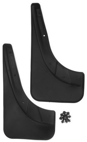HromTech Visors Fiat Grande Punto, 2005-2009, 5 doors, rear - Mud flaps - Main image