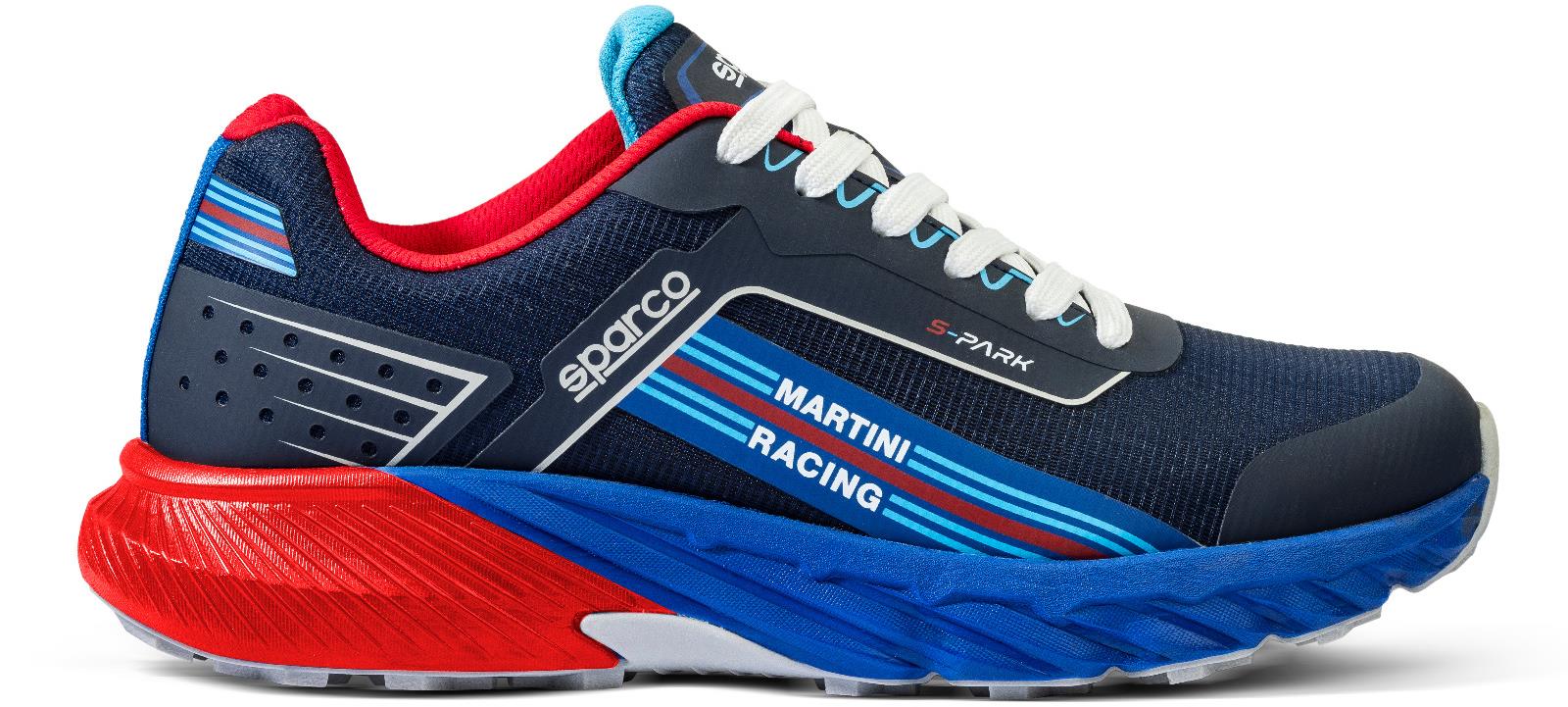 Sparco S-Park Martini Racing, kék-piros, 43-as méret