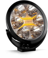 WESEM High beam and position light orange LUM1.50881 round 220 mm, 2400 lm, black frame - Additional High Beam Headlight