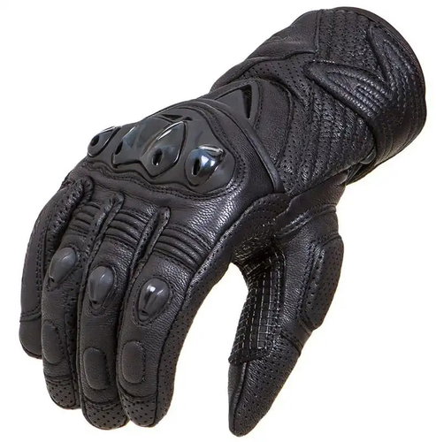 Wolf Knight Black Kožené rukavice na motorku L - Driving Gloves - Main image