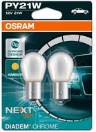 Autožárovka Osram Diadem Chrome PY21W, 12 V, 21 W, BAU15s, 2 ks - Autožárovka