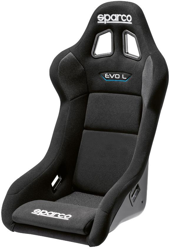 Sparco EVO QRT versenykagyló ülés FIA 8855-1999 homologizációval, méret EVO L QRT