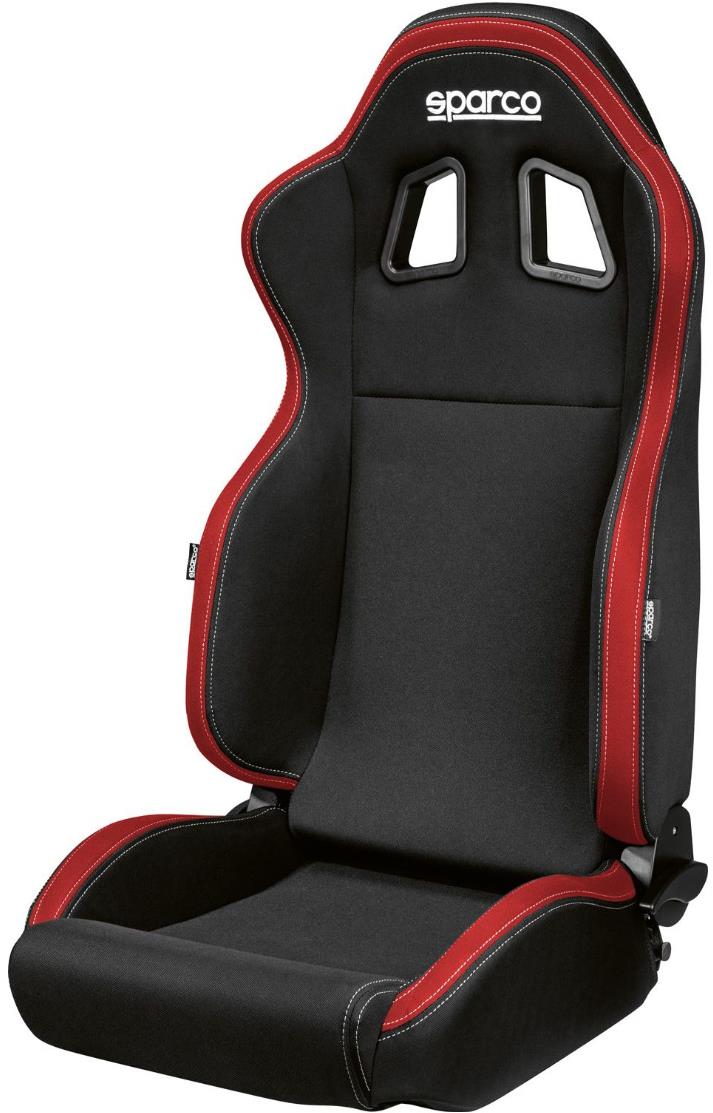 Sparco R100 sportos dönthető ülés, fekete-piros
