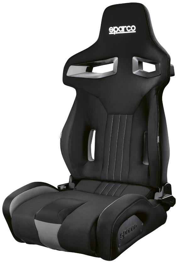 Sparco R333 fekvő és lehajtható sportülés, fekete-szürke