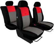 SIXTOL DUO TUNING car seat covers red-grey - Car Seat Covers
