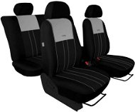 SIXTOL DUO TUNING car seat covers are silver-black - Car Seat Covers
