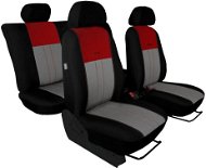 SIXTOL DUO TUNING car seat covers wine /  grey - Car Seat Covers