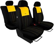 SIXTOL DUO TUNING car seat covers are yellow / black - Car Seat Covers