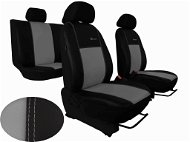 SIXTOL Leather covers EXCLUSIVE grey - Car Seat Covers