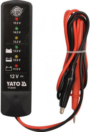 Yato Digitální tester autobaterií 12 V - Tester autobaterie - Hlavní obrázek