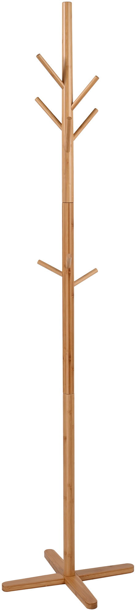 Fa, 180 cm, tömör bambusz, természetes árnyalat