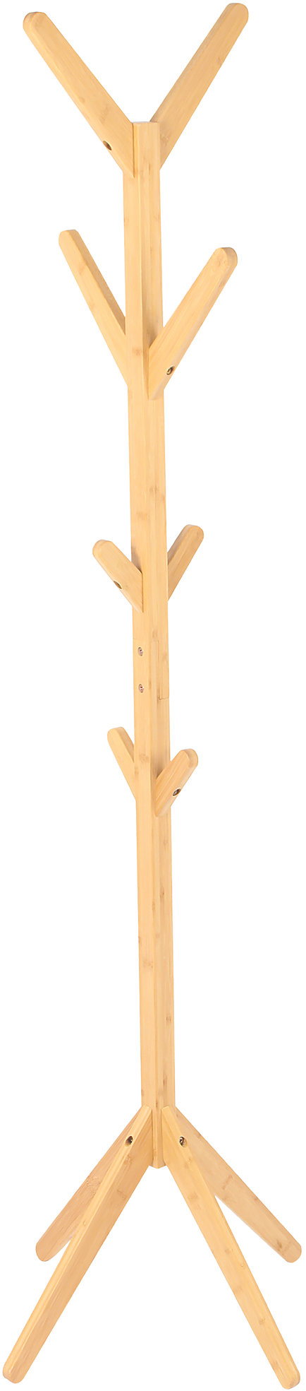 Fa, 177 cm, tömör bambusz, természetes árnyalat