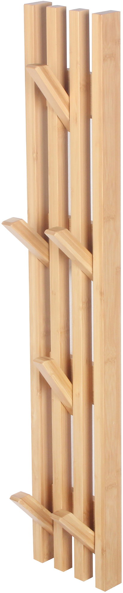 Fali, 80 cm, összecsukható, tömör bambusz, természetes árnyalat
