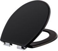 TECTAKE Toilet seat with motif - black - Toilet Seat