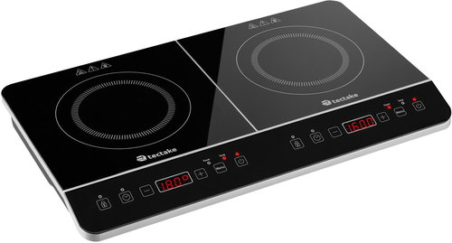Indukční varná deska dvojitá 3400 W, černá - Indukční vařič - Hlavní obrázek