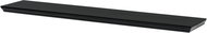 Wall shelf 120 cm, MDF, black - Shelf