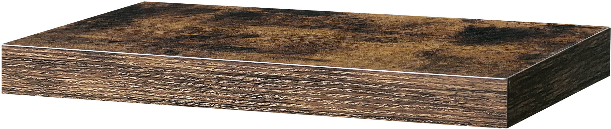 Autronic Fali polc, 40 cm, MDF, régi fa dekor, védőfóliába csomagolva