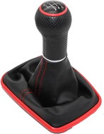 PROTEC Shift lever with cuff VW Golf 4 1998-2005 6ST red - Gear Stick