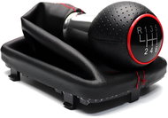 PROTEC Shift lever with cuff of the Audi A4 B7 2004-2009 6st red - Gear Stick