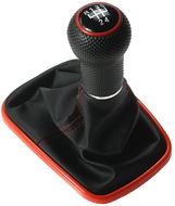 PROTEC Řadící páka s manžetou VW Golf 4 1998-2005 5ST červená 23 mm - Řadicí páka
