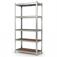Storix shelf 180 × 90 × 40 cm, 5 shelves, galvanised steel - Shelving Unit