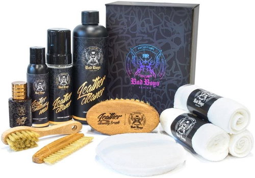 Bad Boys Leather Car Set Premium - Leather cleaning and impregnation kit - Car Cosmetics Set - Main image