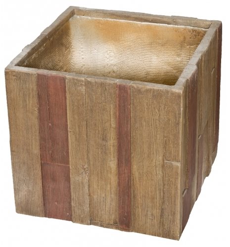 G21 Wood Cube 55cm - Flower Pot - Main image