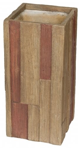 G21 Flowerpot Wood Tube dark 80cm - Flower Pot - Main image