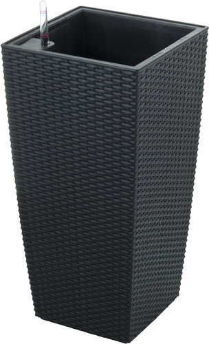 G21 Flowerpot Linea ratan black 55cm - Flower Pot - Main image