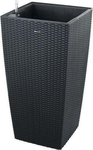 G21 Flowerpot Linea ratan big black 76cm - Flower Pot - Main image