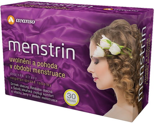 Menstrin 30 Capsules - Dietary Supplement - Main image