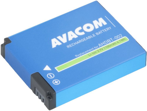 AVACOM GoPro AHDBT - 001, AHDBT - 002 Li-Ion 3.7 V, 1100 mAh, 4.1 Wh - Camcorder Battery - Main image