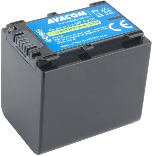 AVACOM Sony NP - FV70 Li-Ion 7.4 V, 2060 mAh, 15.2 Wh - Camcorder Battery - Main image
