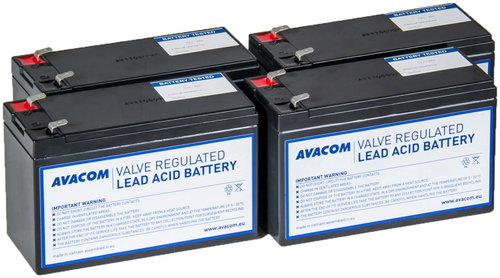 Avacom RBC155 - Battery Refurbishment Kit 4 pcs - UPS Batteries - Main image