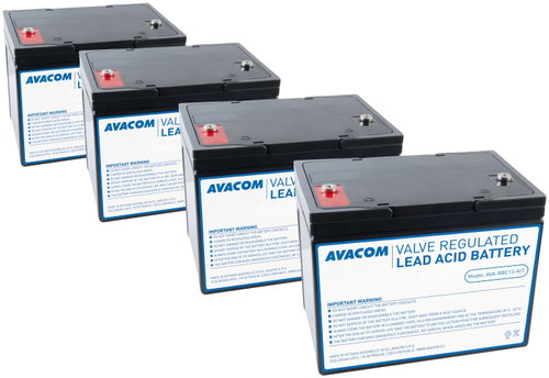 Avacom RBC13 - kit pro renovaci baterie 4 ks baterií - UPS Batteries - Main image