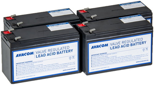 Avacom RBC132 - Battery Refurbishment Kit 4 Pcs - UPS Batteries - Main image