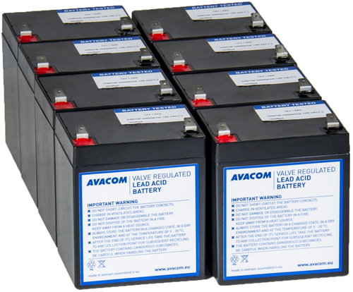 Avacom RBC152 - Battery Restoration Kit (8× Batteries) - UPS Batteries - Main image