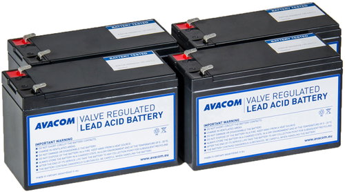 Avacom RBC209 - kit pro renovaci baterie 4 ks baterií - UPS Batteries - Main image