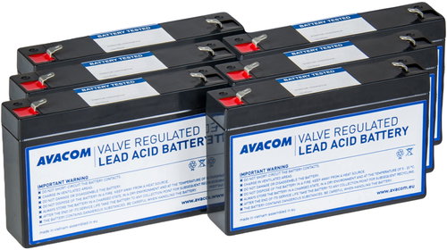 Avacom RBC88 - Battery Renovation Kit 6 pcs - UPS Batteries - Main image