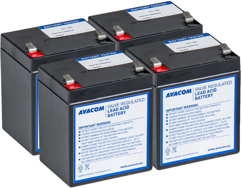 Avacom AVA - RBP04 - 12050 - KIT CyberPower, Vertiv - UPS Batteries - Main image